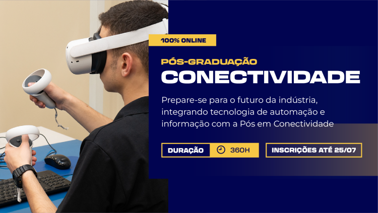 Pós-graduação em Conectividade - 100% On-line. Inscrições abertas!