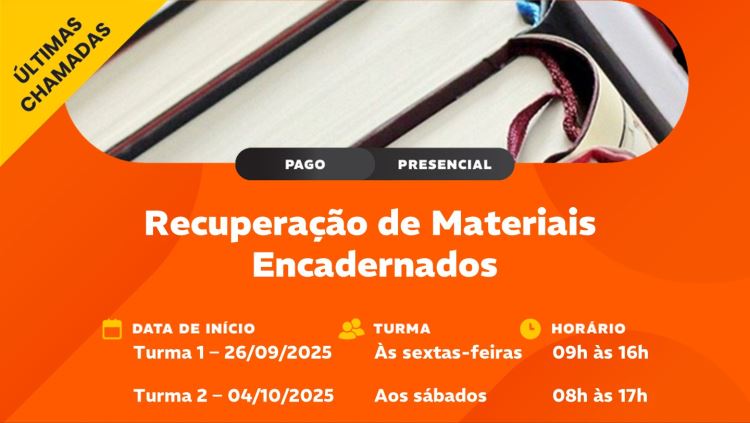 Recuperação de Materiais Encadernados