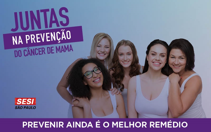 SESI Day Especial Outubro Rosa, 28 de outubro, sábado, das 9h às 12h