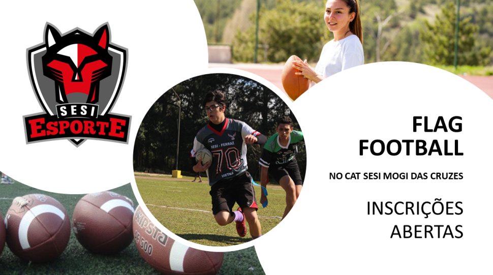 Flag Football: Nova modalidade chega no CAT SESI Mogi das Cruzes