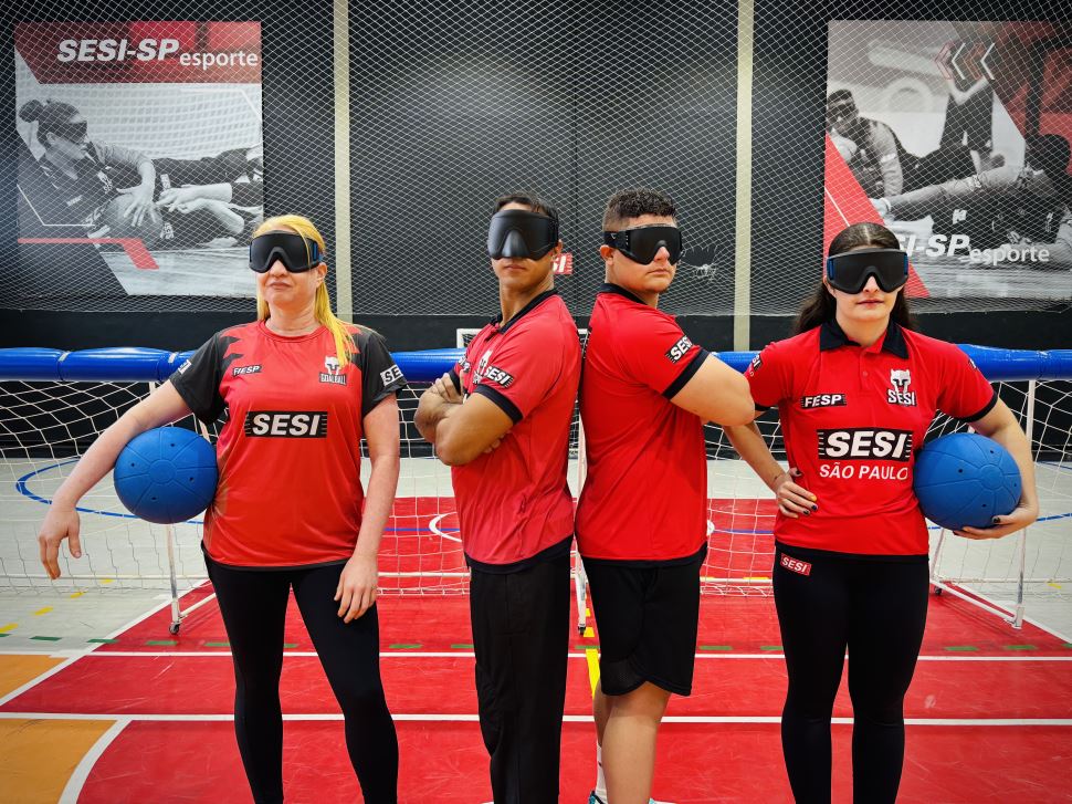 SESI Mogi das Cruzes terá 4 atletas representando o Brasil no Mundial de Goalball, na China