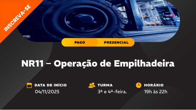 NR 11 OPERAÇÃO DE EMPILHADEIRA