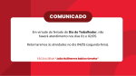 Comunicado: