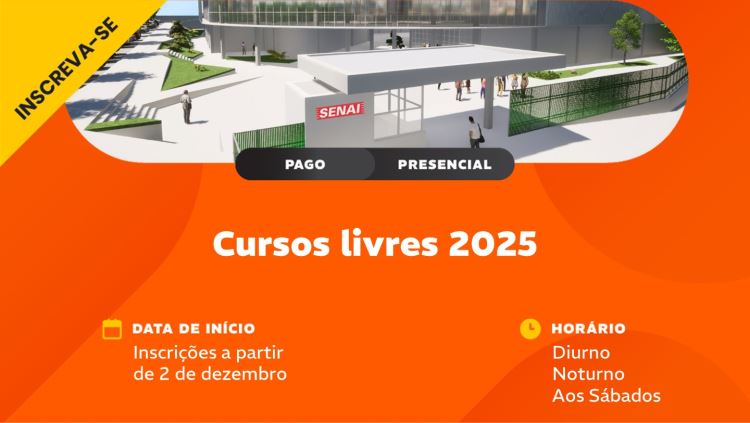Cursos livres para 2025