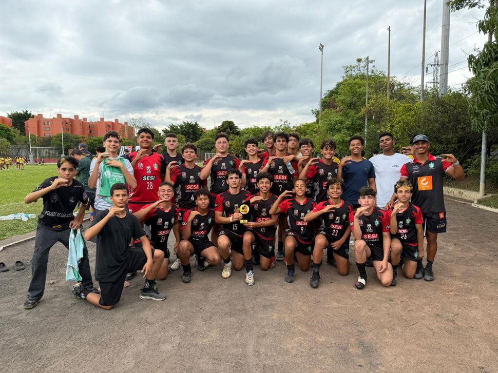 Equipes M15 Masculino e Feminino do SESI Jacareí Rugby conquistam Paulista de Rugby até 15 anos 