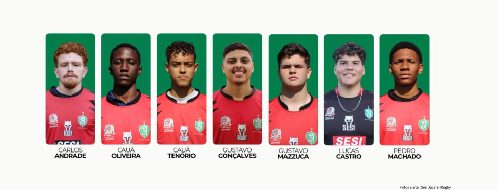 Atletas do SESI Jacareí Rugby são convocados para a Seleção Brasileira Sub-20 