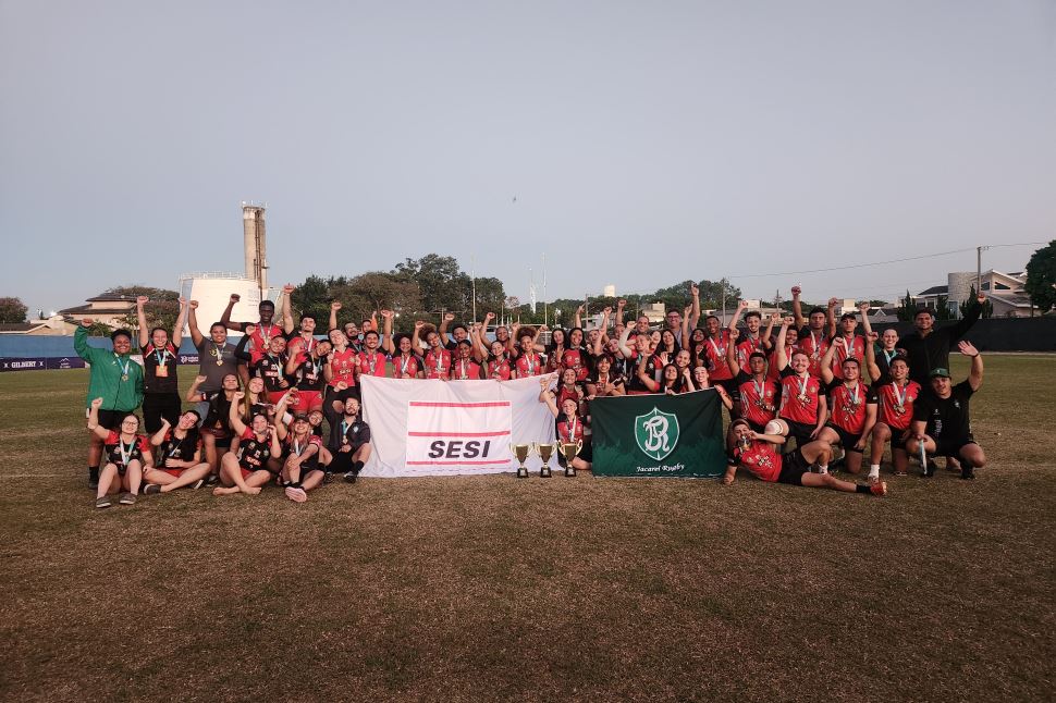 Sesi Jacareí Rugby conquista três títulos no Campeonato Brasileiro Juvenil de Sevens 