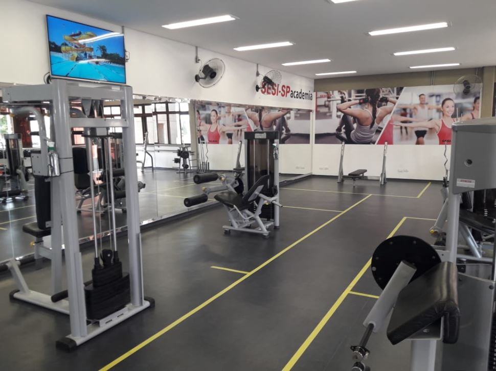 EM OUTUBRO O SESI AMERICANA ABRE 4 NOVAS TURMAS DE MUSCULAÇÃO E INICIA A RETOMADA DAS AULAS DO PROGRAMA SESI ACADEMIA