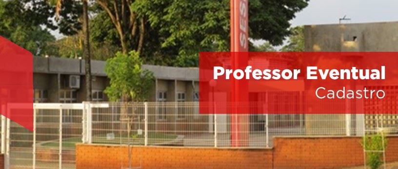 Cadastro para professor eventual