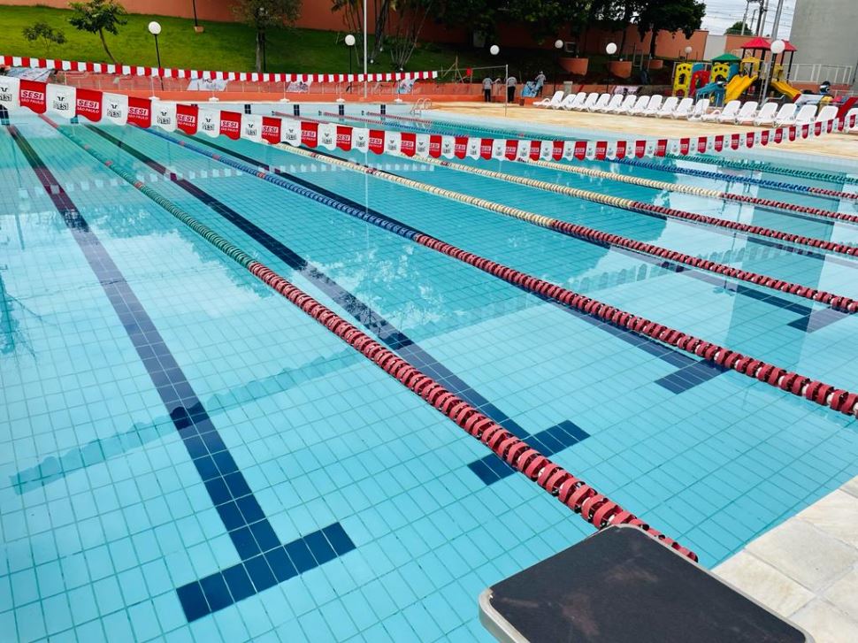 Horário de funcionamento da piscina semiolímpica 