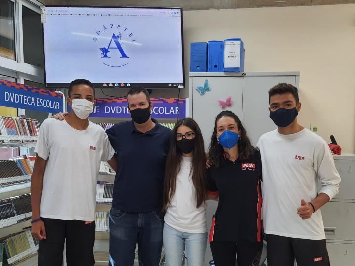 Alunos do Sesi Hortolândia na final da Febrace