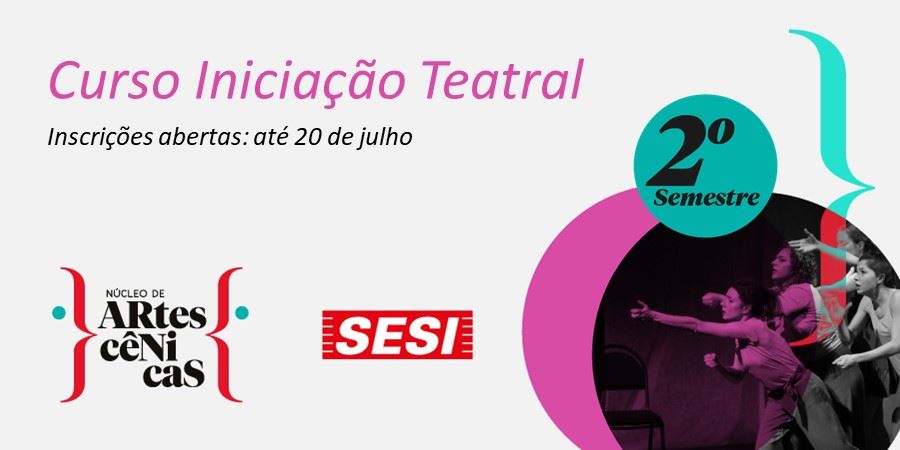 Inscrições abertas para curso gratuito de teatro no Sesi Amoreiras