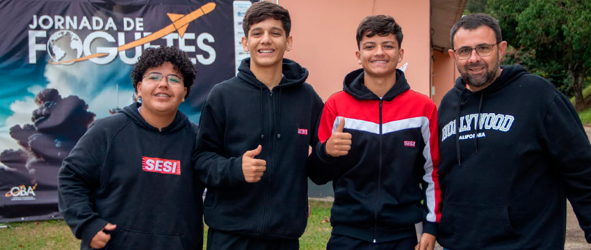 Sesi Americana conquista 1º lugar na 77ª Jornada de Foguetes