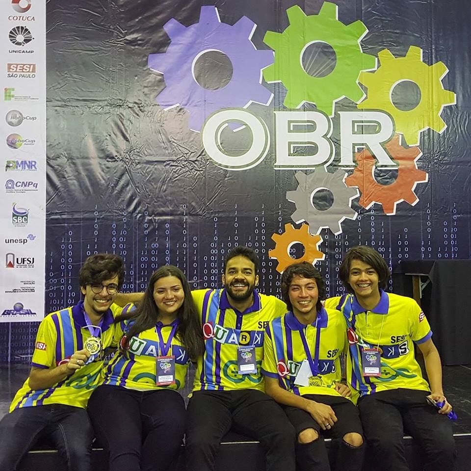 Equipe SESI Quarks, de Araçatuba, é campeã estadual da Olimpíada Brasileira de Robótica