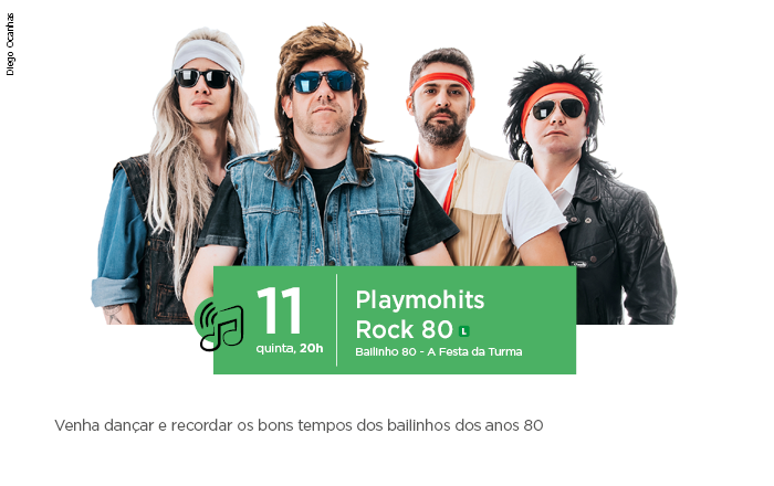 SESI Araçatuba recebe a banda Playmohits na próxima quinta, dia 11 de abril