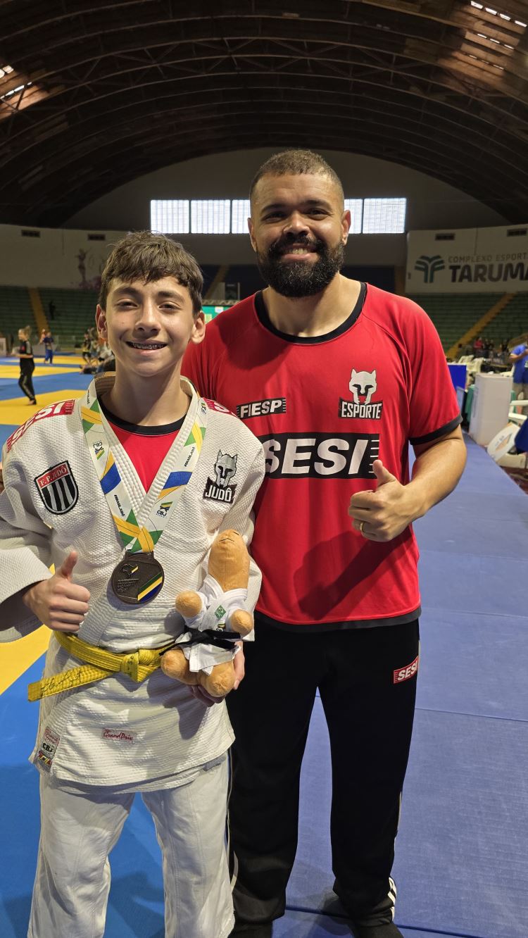 Lucas Ferrari é bronze do Campeonato Brasileiro Sub-13