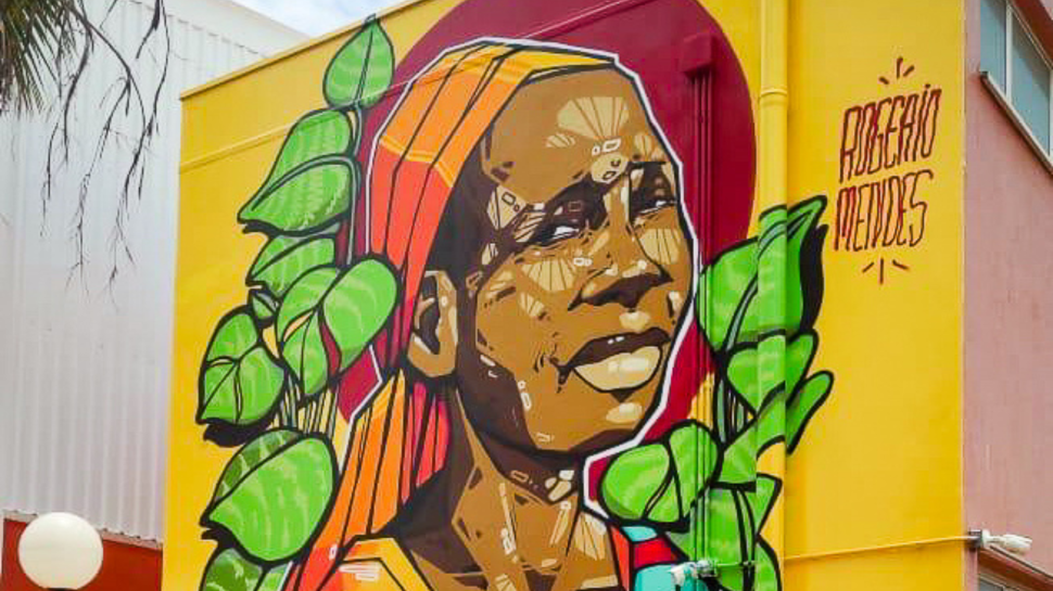 Ocupação artística transforma escola SESI  de Penápolis com a obra permanente ‘Agora Ancestral’