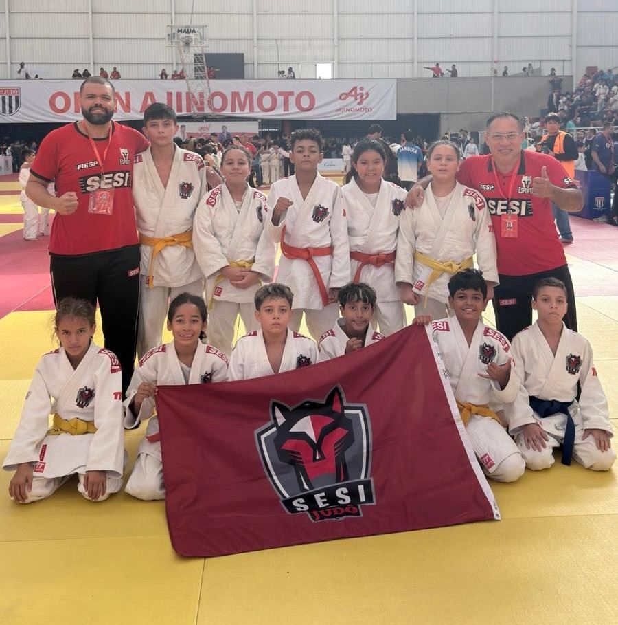 SESI Araçatuba conquista resultados expressivos no Open Ajinomoto de Judô e garante vagas para o Campeonato Brasileiro