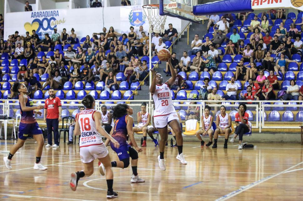 SESI Araraquara Basquete derrota São Bernardo e assume liderança do Paulista Feminino