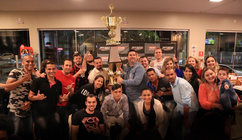 SESI Araraquara realiza festa de confraternização e premiação das empresas participantes dos Jogos do SESI 2018