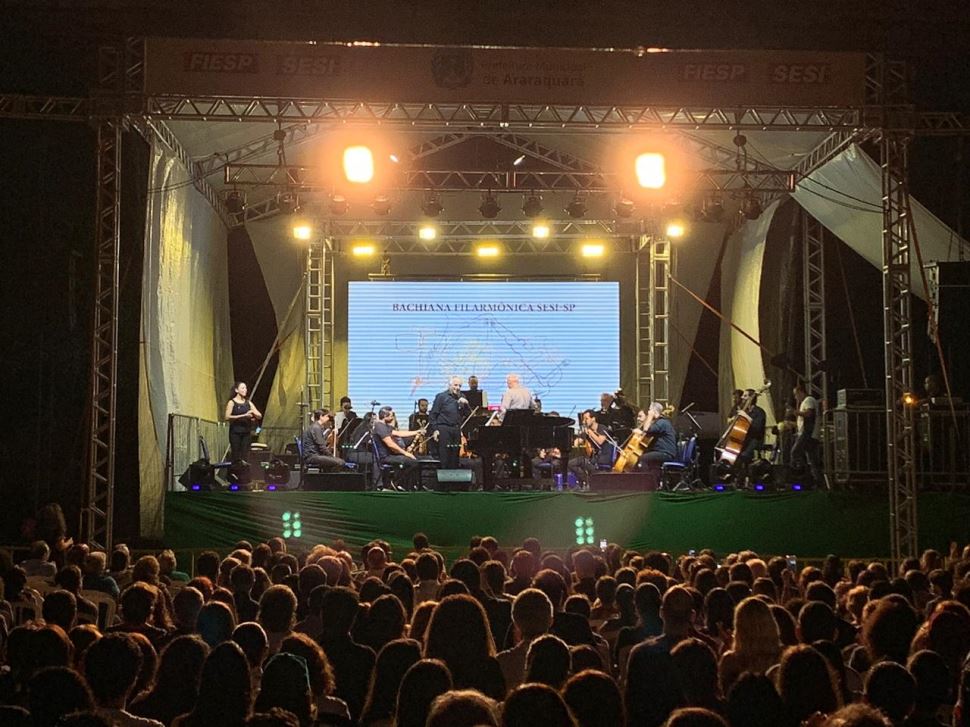 Bachiana Filarmônica SESI-SP emociona o público de Araraquara em apresentação gratuita