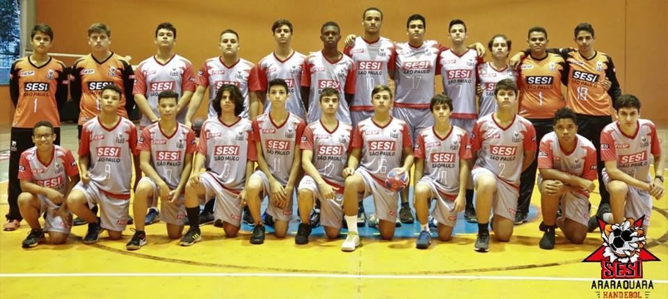 Sesi Araraquara Handebol estreia na Federação Paulista de Handebol contra o time Esporte Clube Pinheiros 