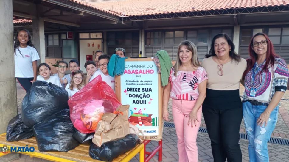 Sesi Matão colabora com a Campanha do Agasalho da cidade e comemora resultado