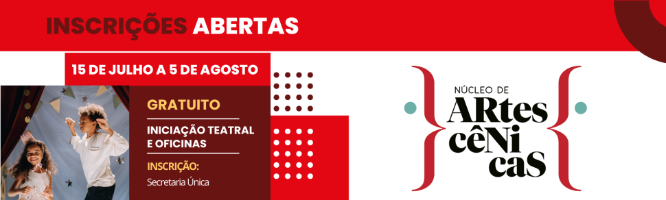 Matrículas abertas para curso de teatro do Núcleo de Artes Cênicas do Sesi Araraquara