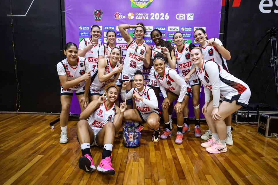  SESI Araraquara fecha a série em 2 a 0 contra o Pontz São José e vai à quinta semifinal da LBF