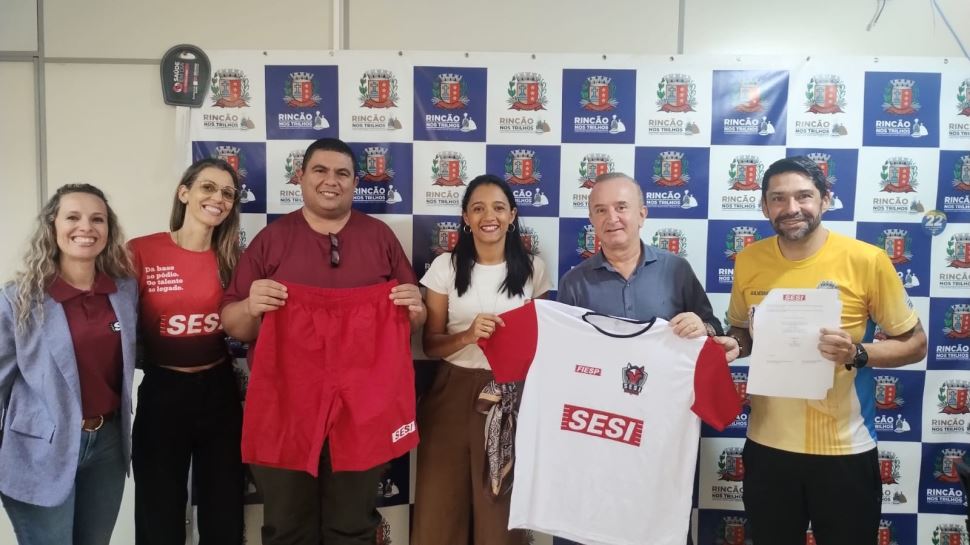 SESI Araraquara firma parceria com Prefeitura de Rincão para o SESI Esporte beneficiando 570 crianças