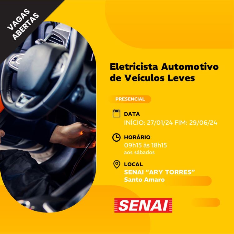 Eletricista Automotivo de Veículos Leves