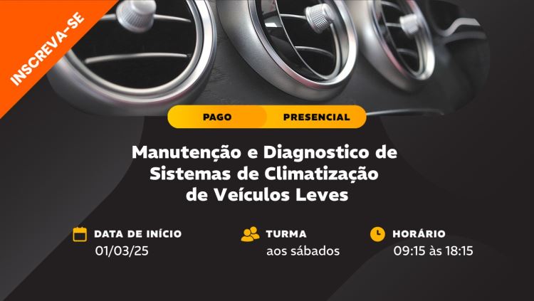Manutenção e Diagnostico de Sistemas de Climatização de Veículos Leves