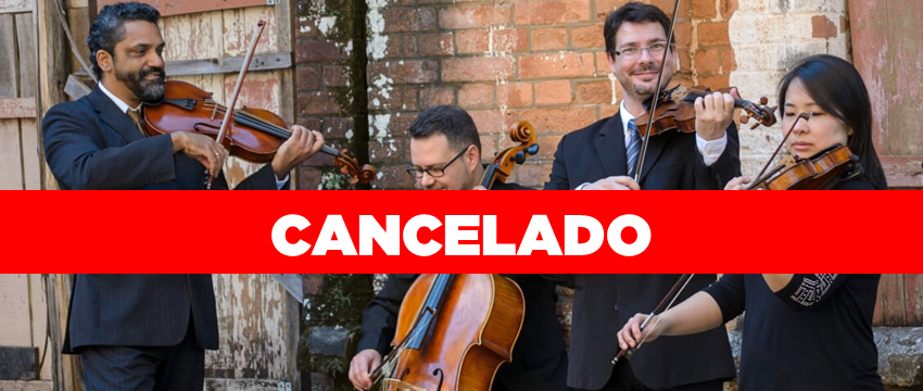 Cancelada a apresentação do grupo Quarteto L'Arianna no dia 27 de outubro