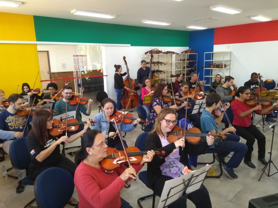 Apresentação do Núcleo de Música do SESI Araras