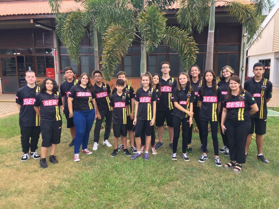 Equipe de robótica da escola Sesi Araras está na etapa nacional do FIRST LEGO League