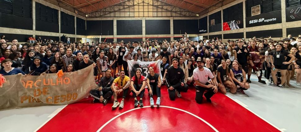 Copa InterSESI reúne 440 estudantes no CAT SESI Araras