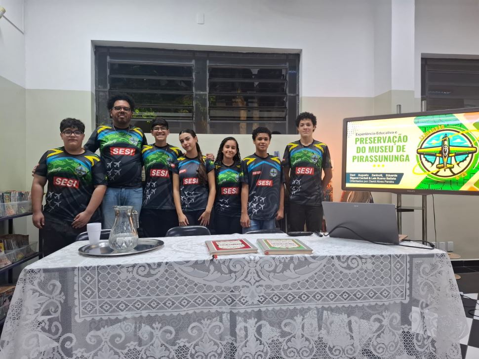 Equipe de robótica do SESI Pirassununga participa da 20ª Primavera dos Museus