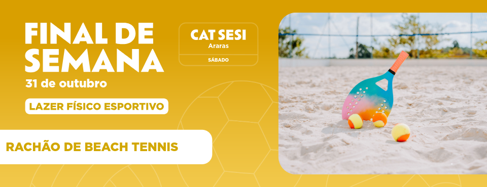 Rachão de Beach Tennis no SESI Araras