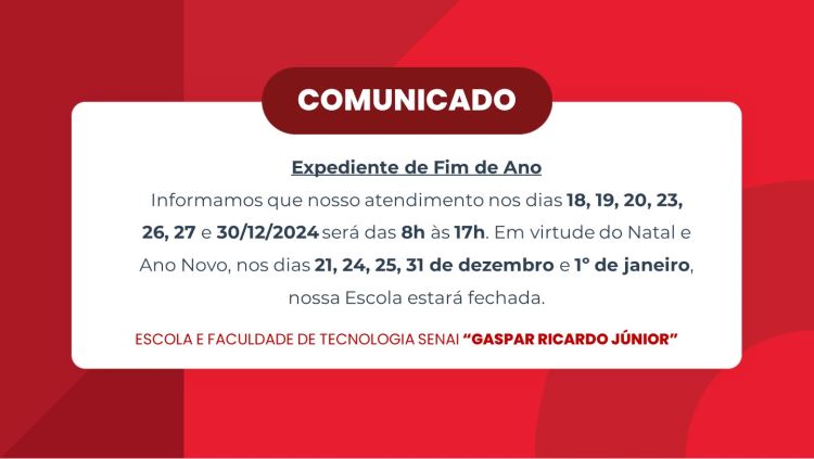 Expediente de Fim de Ano