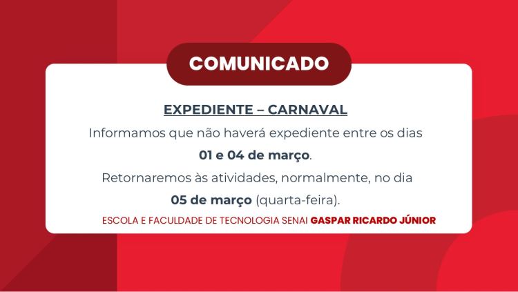 Feriado de Carnaval 2025