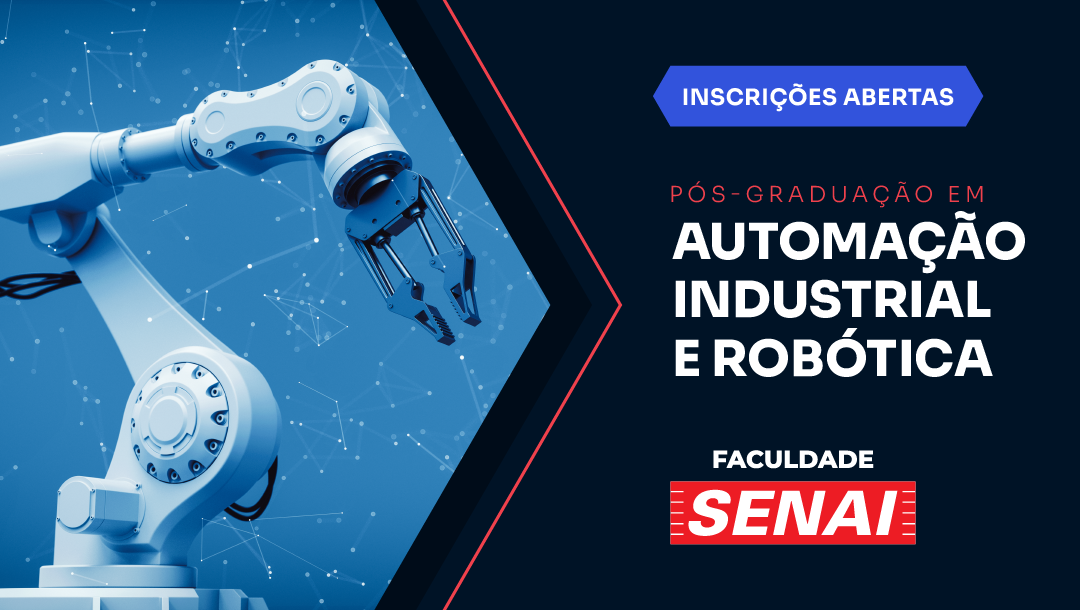 Inscrições abertas no curso de pós-graduação Automação industrial e robótica