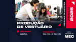 Processo Seletivo - Cursos Superiores - Produção de Vestuário