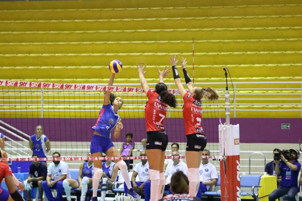 SESI Vôlei Bauru é superado pelo Hinode/Barueri 