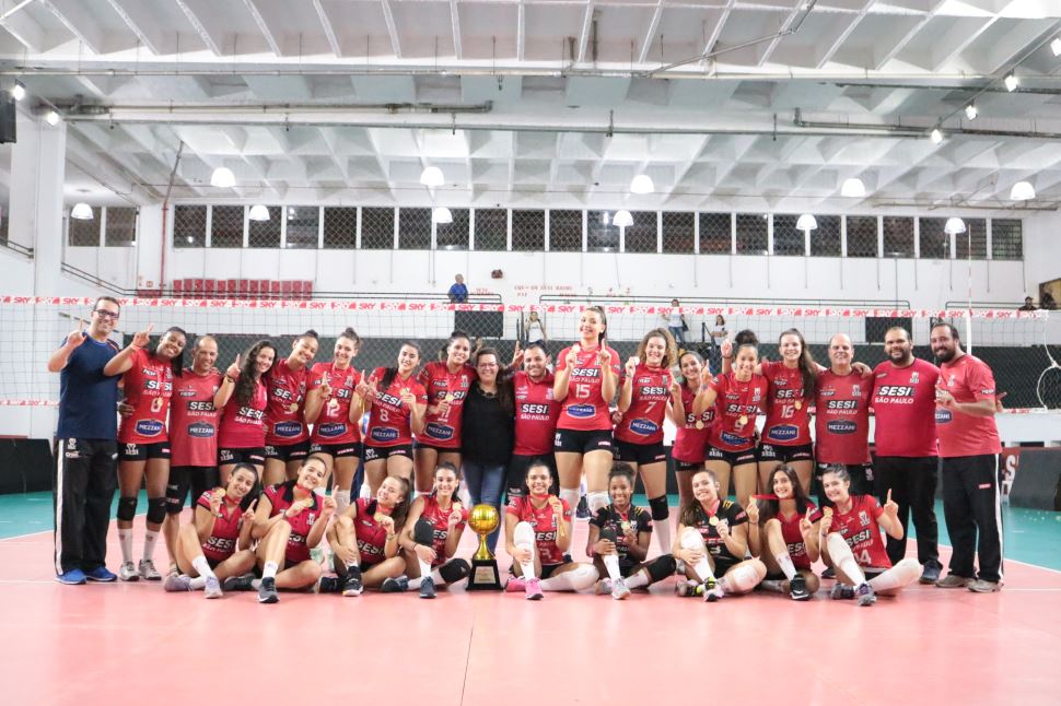 Sub-17 do SESI Vôlei Bauru é campeão paulista!