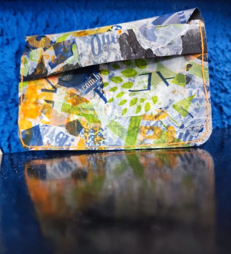 carteira reciclada projeto ecobag