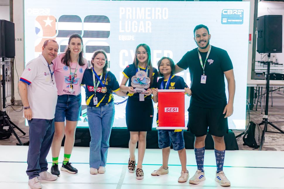 Equipe de robótica do Sesi Lençóis Paulista conquista primeiro lugar na etapa nacional da OBR 