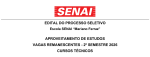 APROVEITAMENTO DE ESTUDOS -  VAGAS REMANESCENTES  2º SEMESTRE 2026