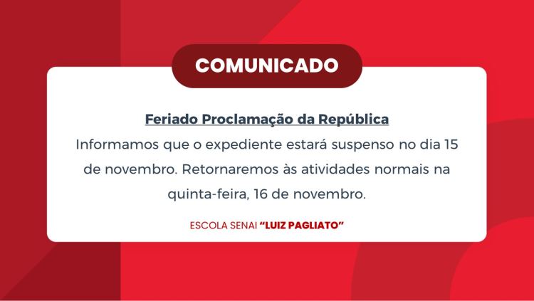 Feriado Proclamação da República