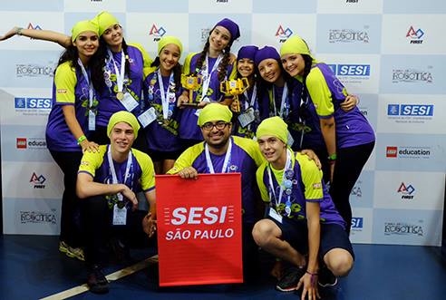 Equipe de Robótica do SESI-SP de Birigui é campeã do Torneio Nacional 2017