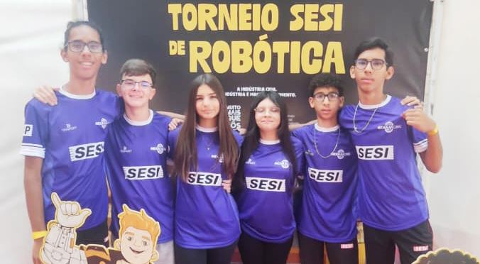 Estudantes do Sesi Penápolis participam de competição regional de robótica